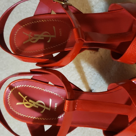 YSL SIZE 41 color orange 100% AUTHENTIC - Picture 3 of 11